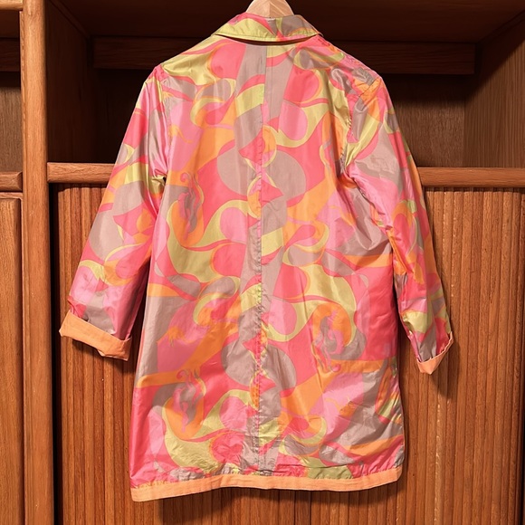 Cheerful reversible light spring coat - Picture 7 of 9